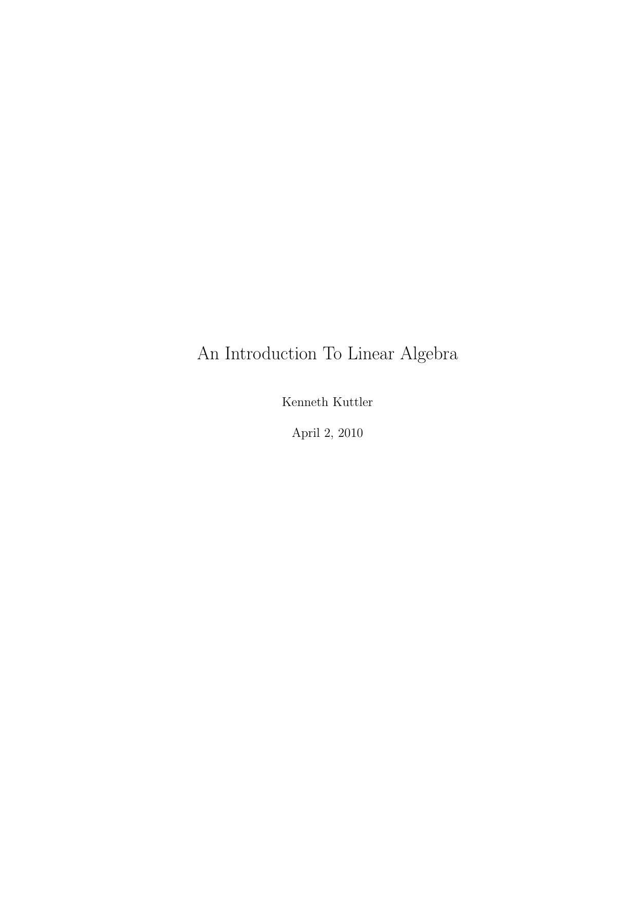 1_XsmKTZjy_An Introduction To Linear Algebra－Kenneth Kuttler-2010.4