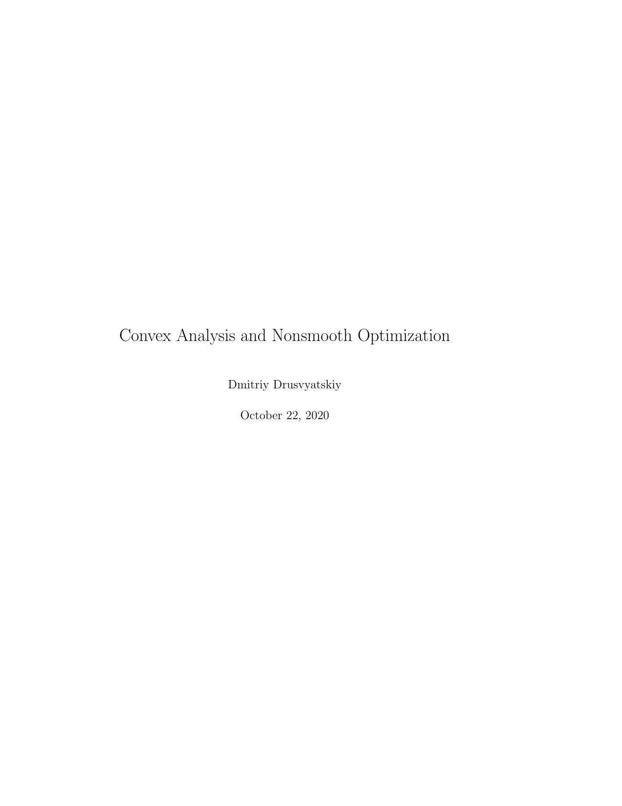 1_cqQ8nUBj_Convex Analysis and Nonsmooth Optimization