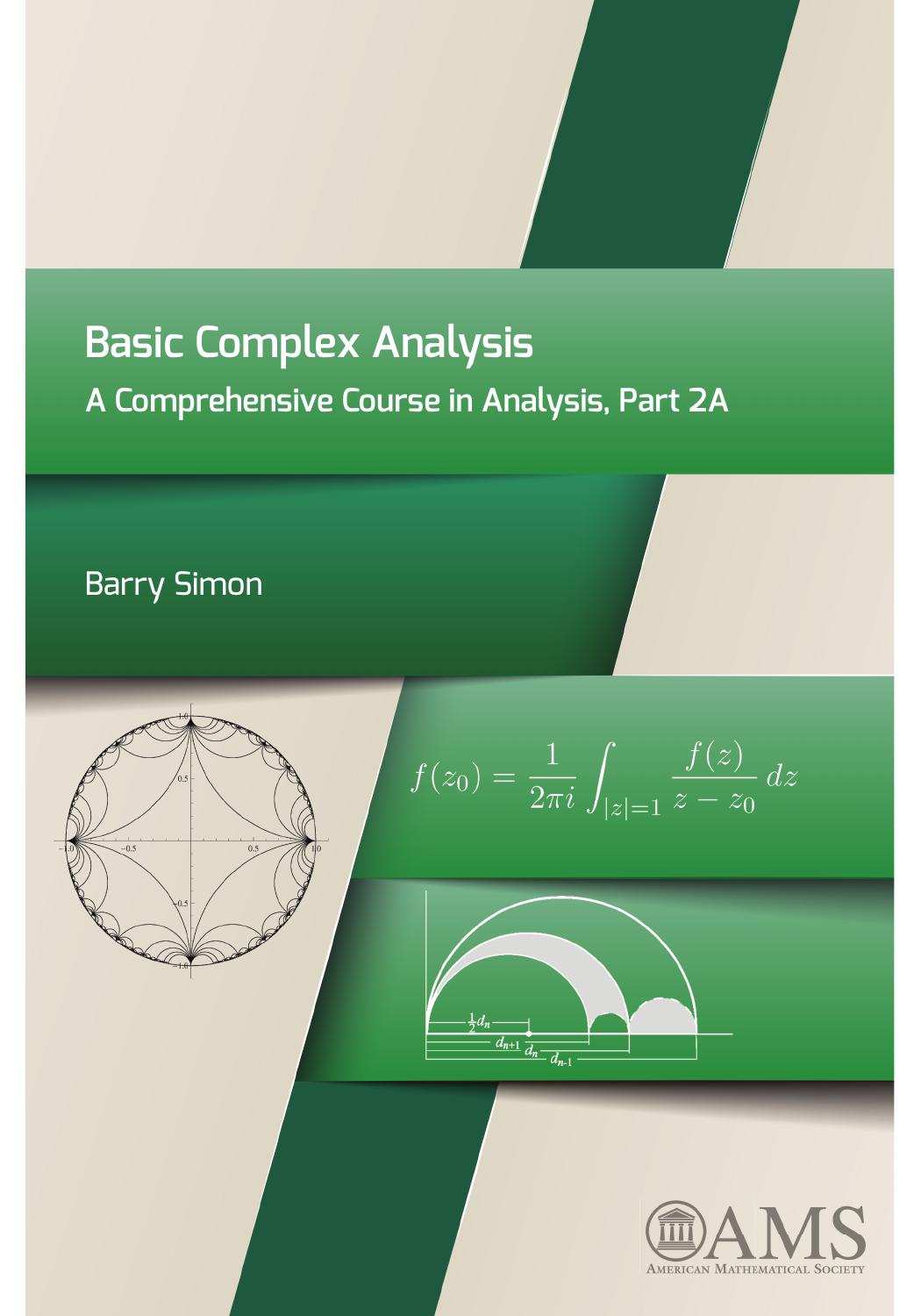 1_CUP1iGeZ_Basic Complex Analysis - A Comprehensive Course... (Z-Library)