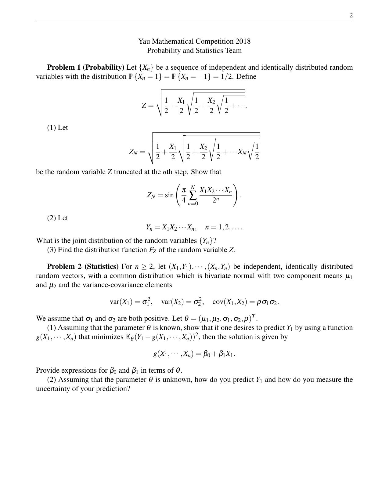 1_FDW4mwlv_2018Probability and Statistics Oral Exam-team