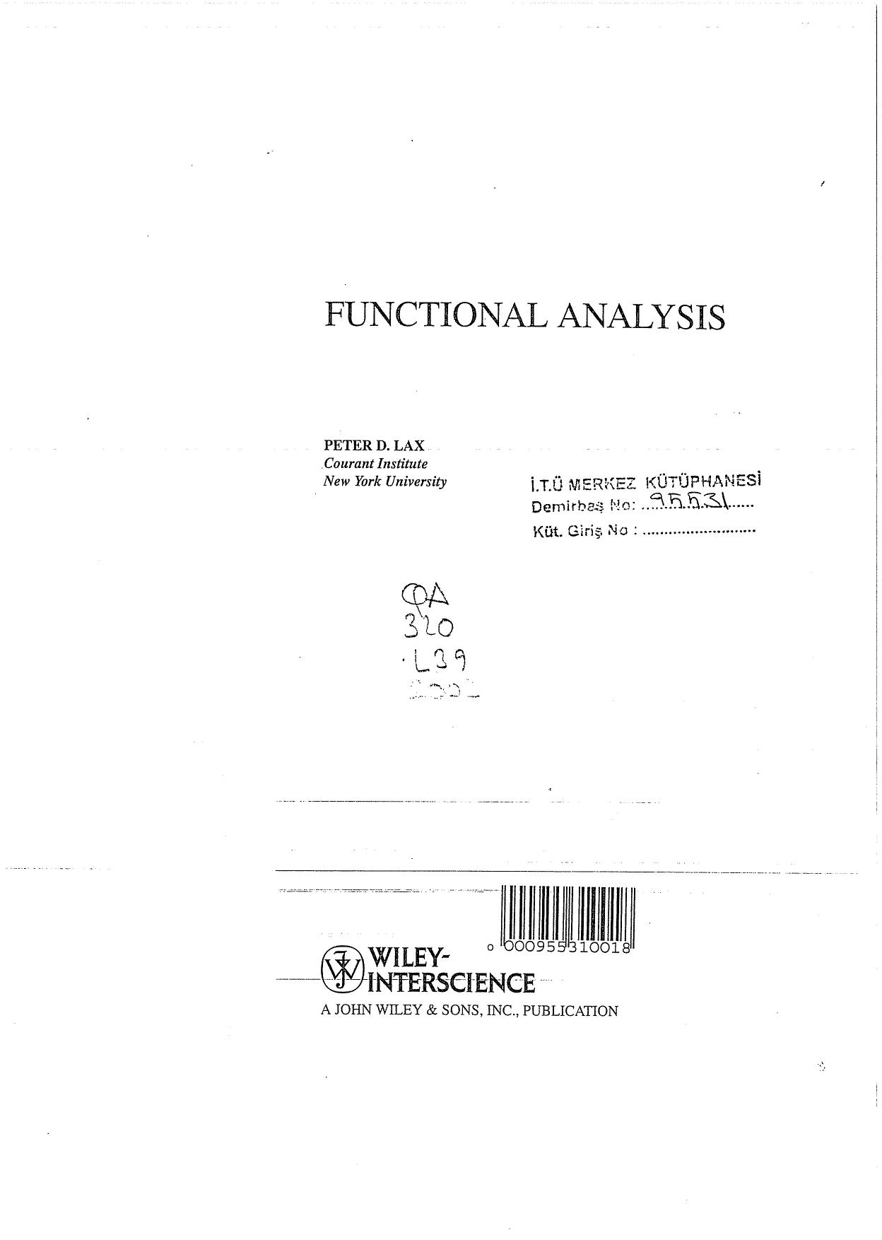 1_oS0QjORJ_图灵数学·统计学丛书47-泛函分析【配套英文版】-[美]彼得·D·拉克斯-Wiley出版-2002