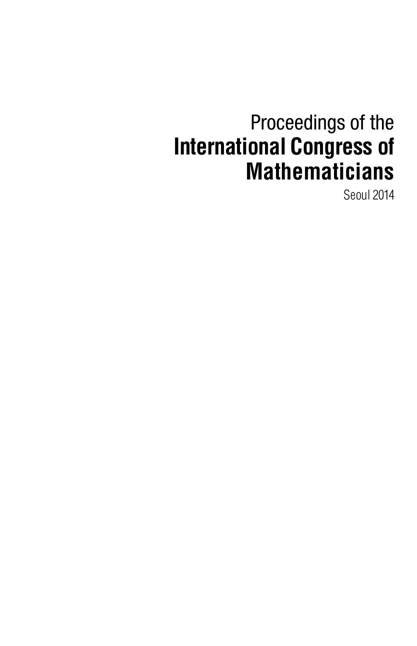 1_RjuQn2PG_Jang, Sun Young_ Kim, Young Rock_ Lee, Dae-Woong_ Yie, Ikkwon - Proceedings of the International Congress of Mathematicians _ [Seoul, August 13-21, 2014 Korea] vol 2-Kyung Moon SA (2014)