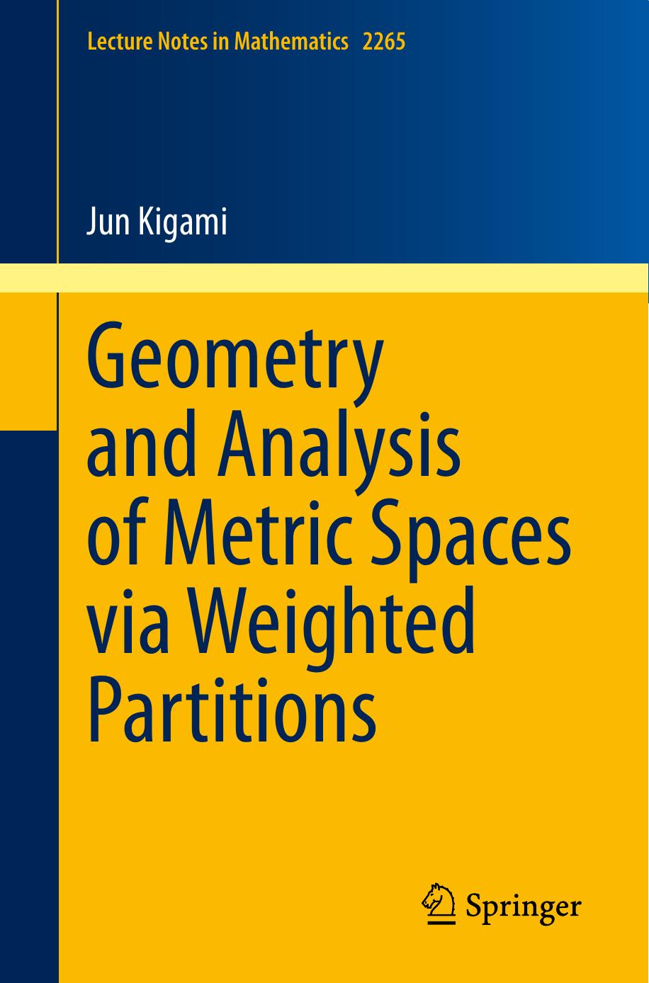 Lecture Notes in Mathematics 2265