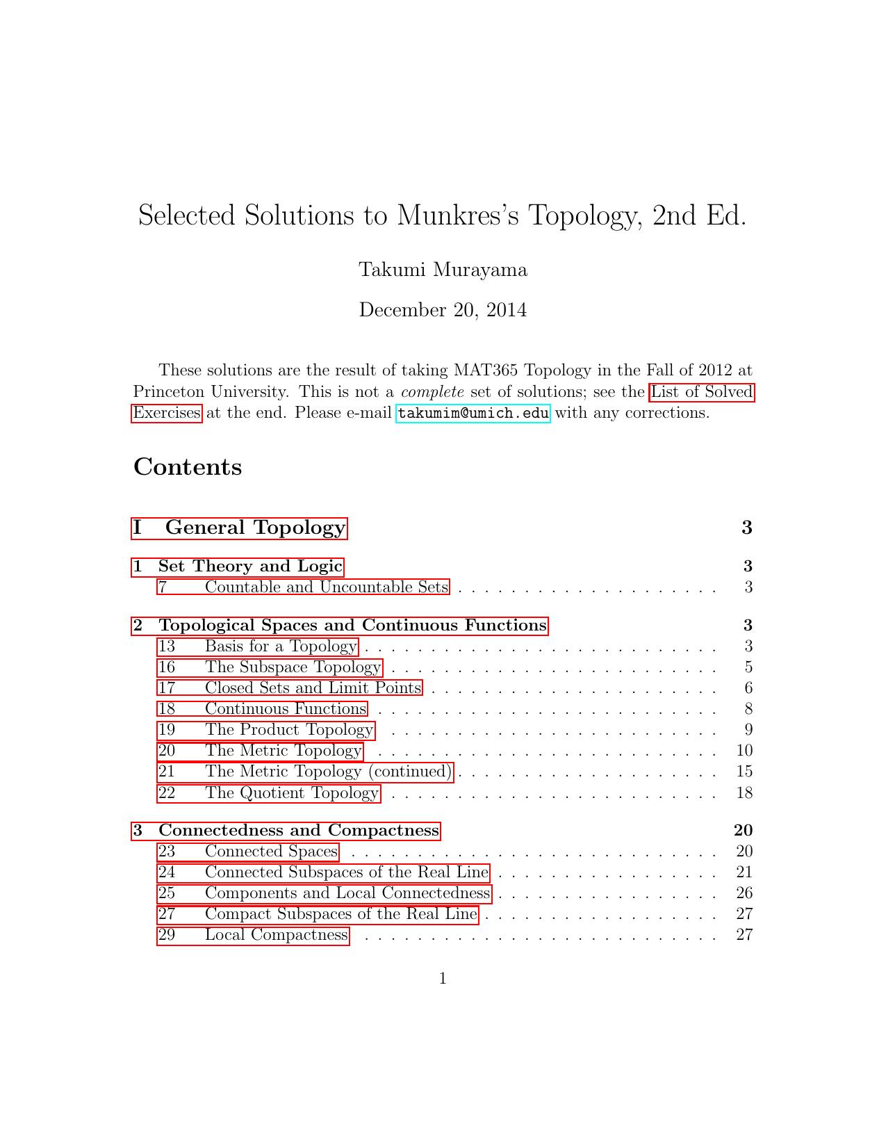 1_b97cgXY0_华章数学17拓扑学答案James Munkres-Topology-solution-by Takumi Murayama