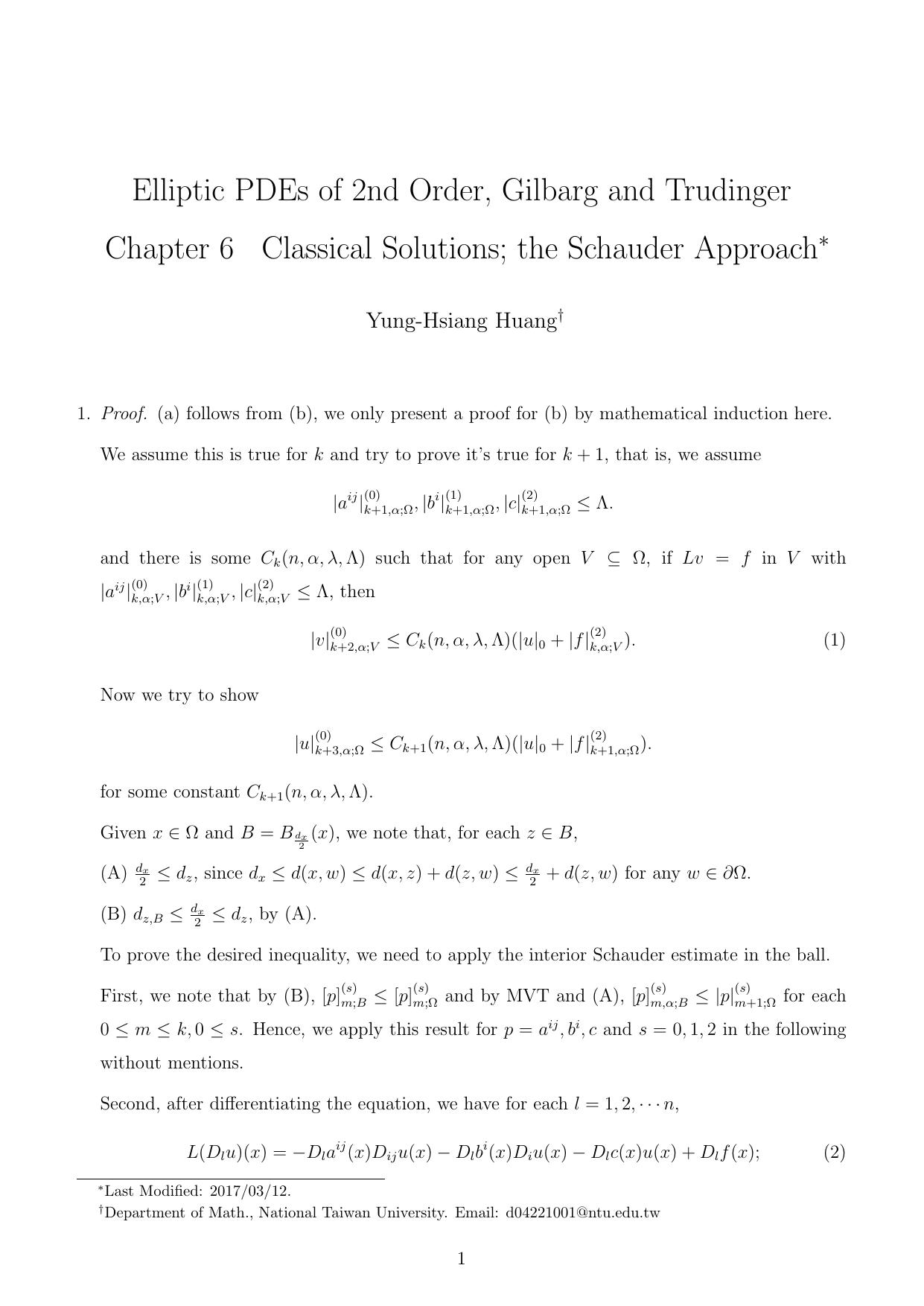 1_8ULtyPhO_Gilbarg Trudinger Chapter 6 Classical Solutions; the Schauder Approach