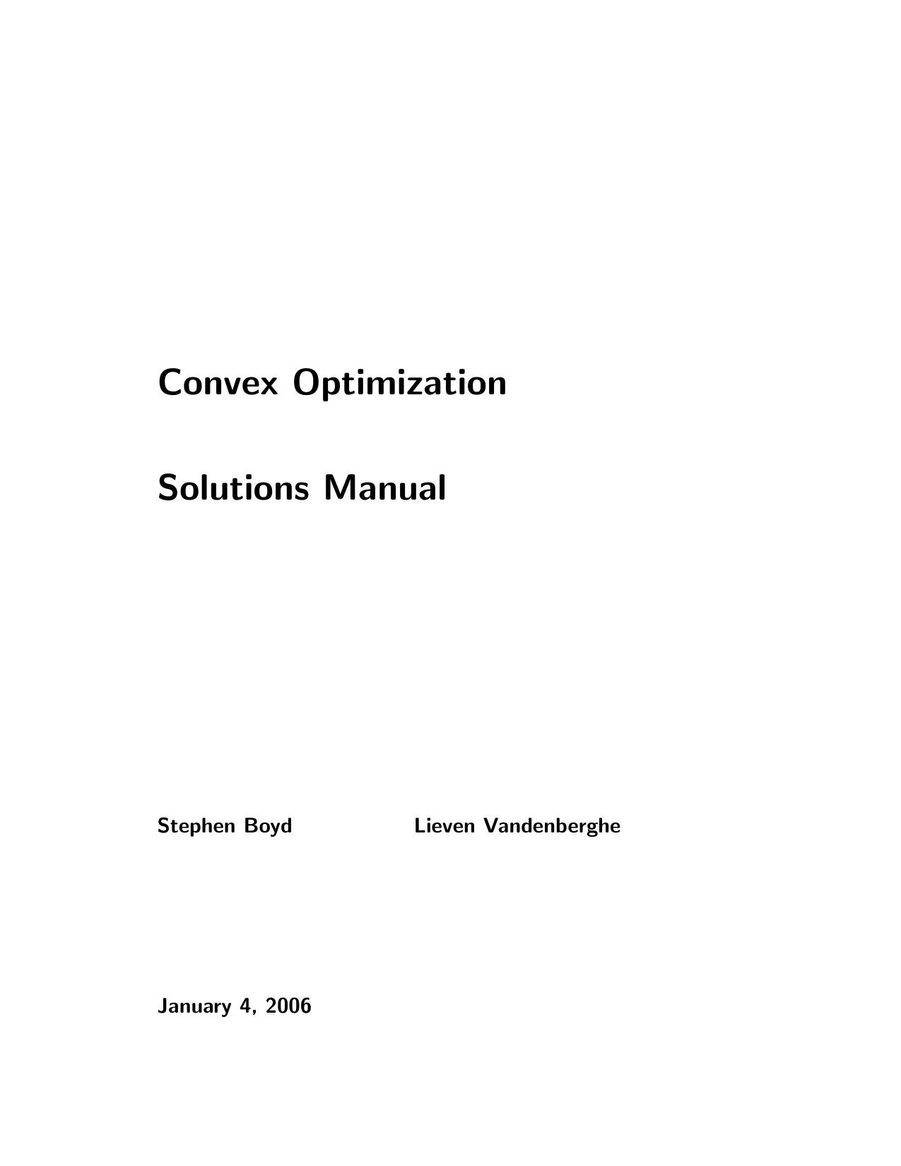 1_ZtvOtvgW_Stephen Boyd, Lieven Vandenberghe-Convex Optimization Solutions