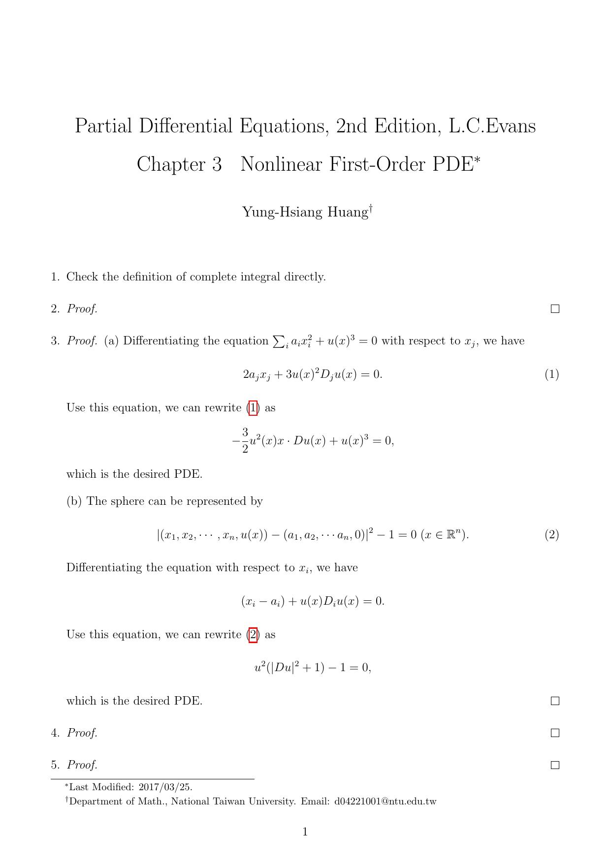 1_PnKkuYR8_Evans PDE Solution Chapter 3 Nonlinear First-Order PDE