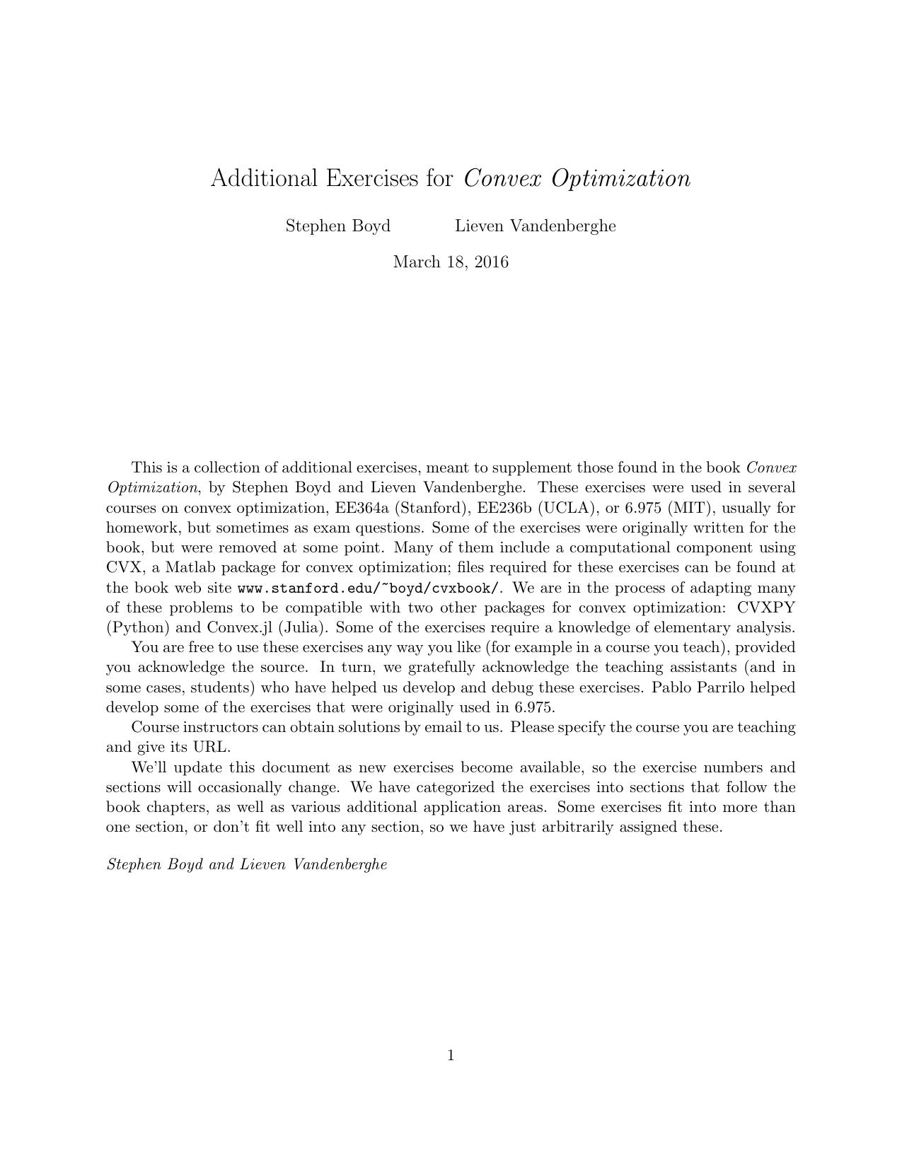 1_BfTvclVQ_Stephen Boyd, Lieven Vandenberghe-Convex Optimization Additional Exercises with Solutions