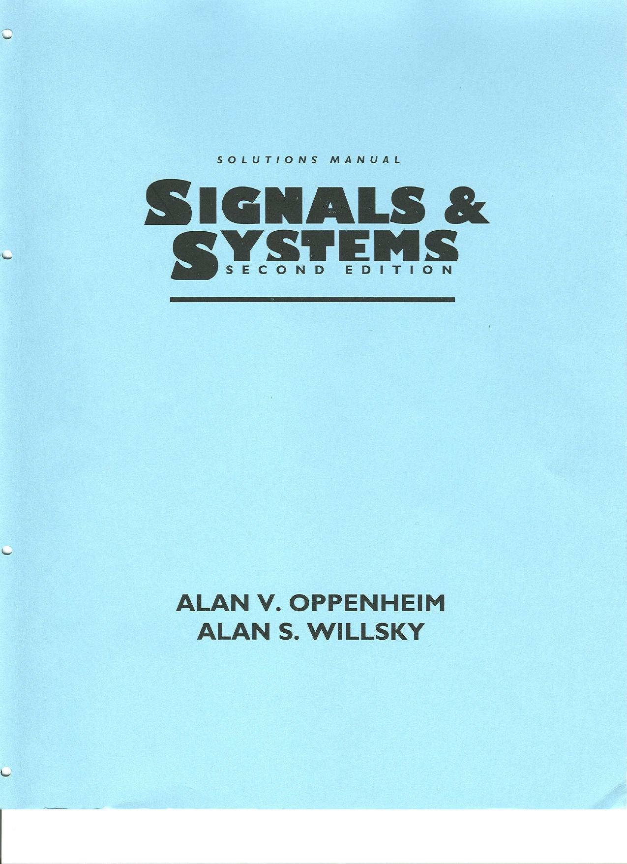 1_0uBffdaD_信号与系统答案Oppenheim Willsky-Signals And Systems Solution