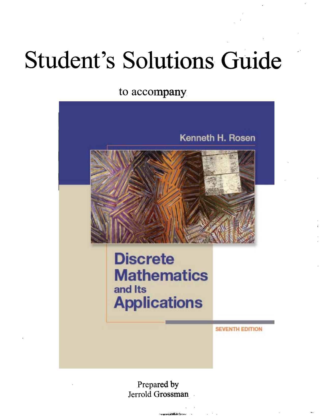 1_sFWPJtoq_离散数学及其应用答案8ed-Kenneth Rosen-Discrete Mathematics and Its Applications-solution