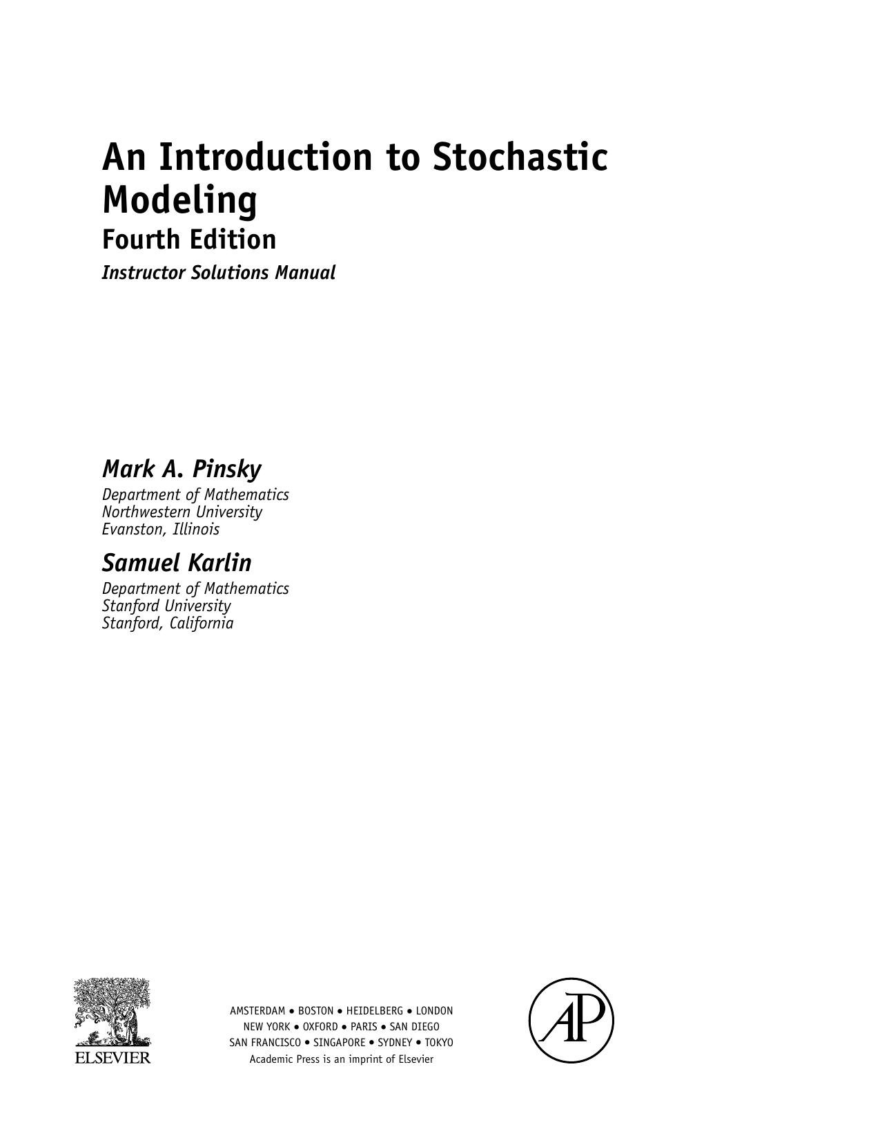 1_79jlldhl_An Introduction to Stochastic Modeling 4ed Solution Manual Mark Pinsky, Samuel Karlin