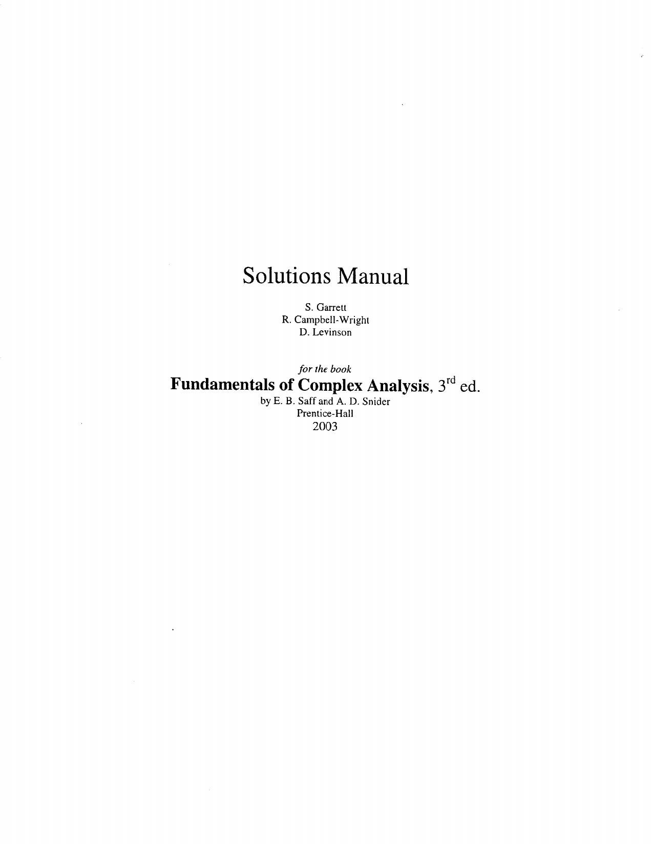 1_DNlwAb8e_Saff_Snider_Complex_Analysis_Solutions