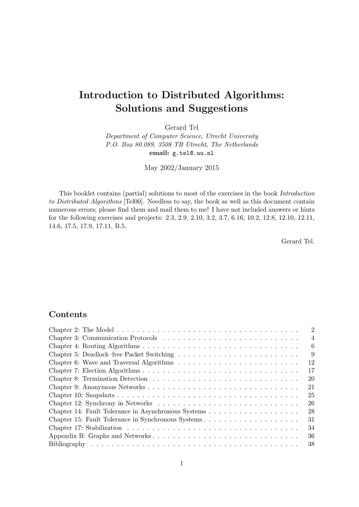 1_LKPG2hjh_分布式算法导论答案Gerard Tel-Introduction to distributed algorithms-solution