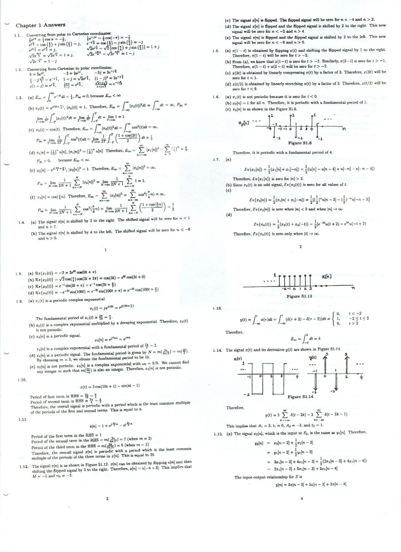 1_fcCL3eAo_信号与系统答案Oppenheim Willsky-Signals And Systems Solution new