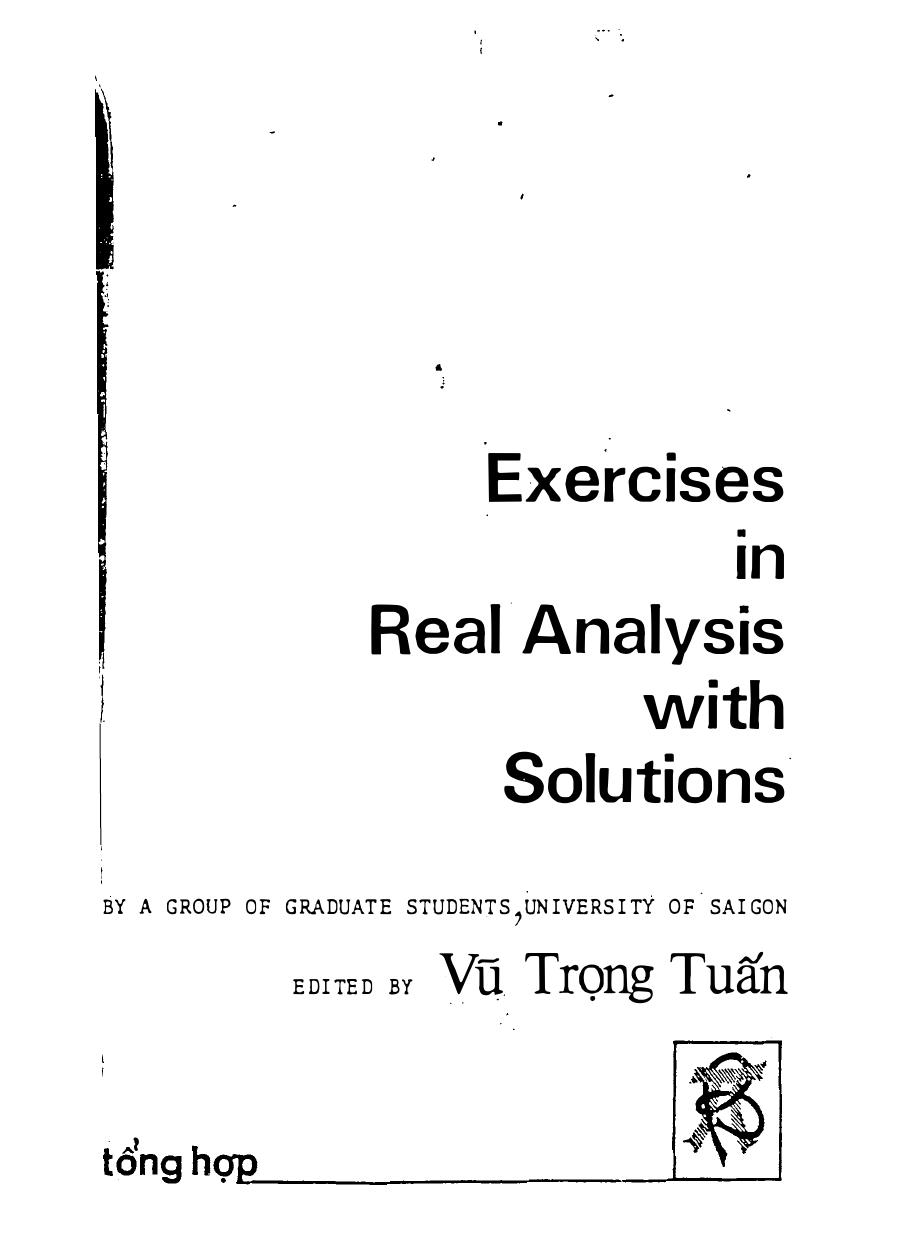 1_Mv0EnLcp_华章数学14实分析与复分析答案Rudin-Real and Complex Analysis-solution-by Vu Trong Tuan