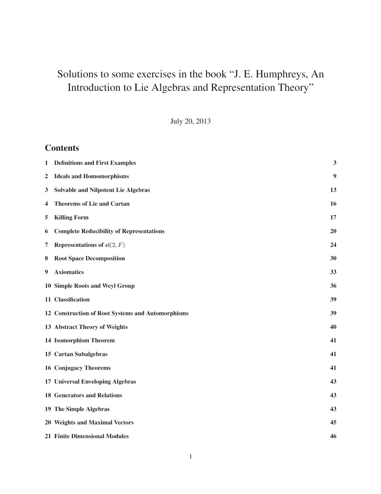 1_m9jiQVrv_GTM9 Introduction to Lie Algebras and Representation Theory-Humphreys-solution