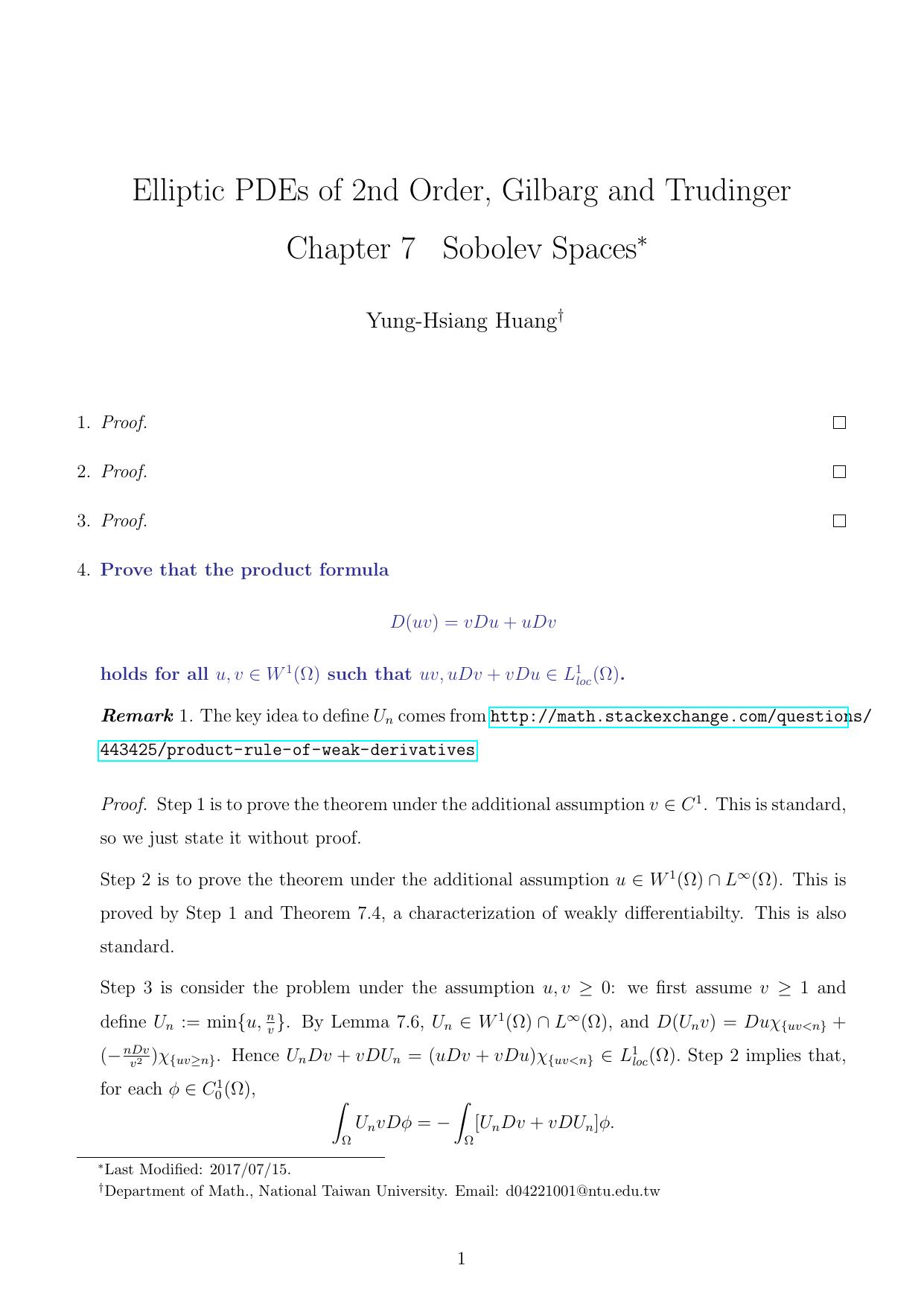 1_Ss8Pp5vM_Gilbarg Trudinger Chapter 7 Sobolev Spaces